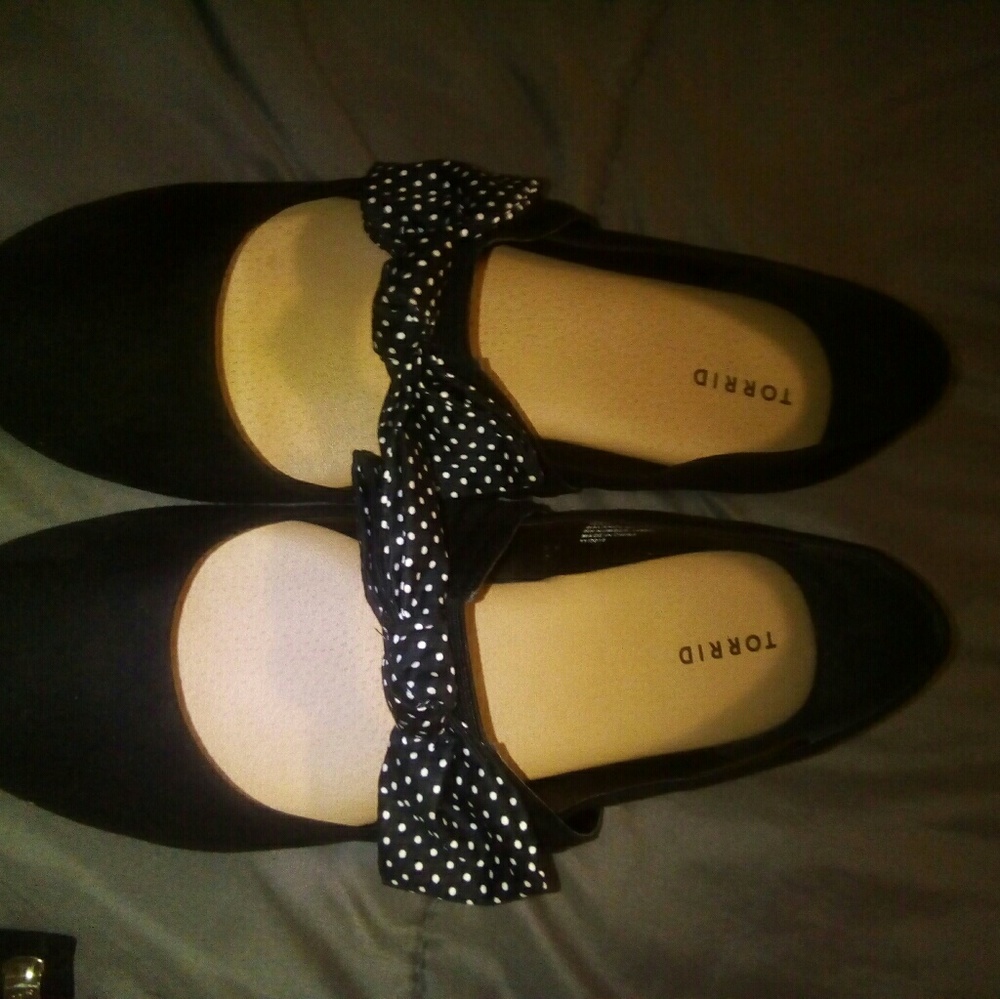11w Torrid Shoe ..Flats super cute ..worn 1x